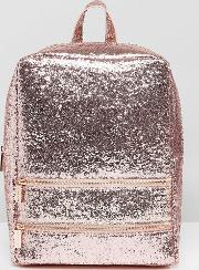 pink glitter backpack