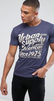 t shirt with graphic print  slim fit