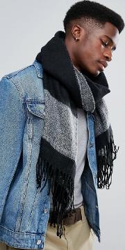 Scarf In Black And Grey