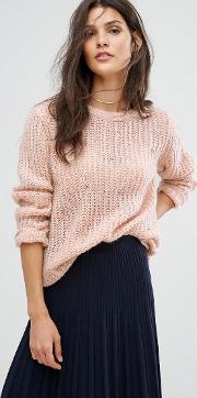 scatter embellished knit jumper