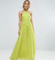 Td By   Plunge Front Maxi Dress