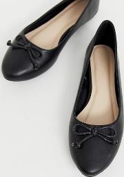 Wide Fit Easy Ballet Flats