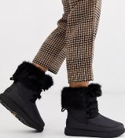 Gracie Waterproof Fluffy Ankle Boots
