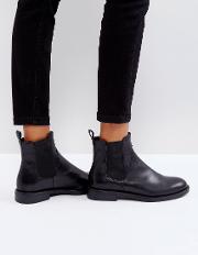 Amina Leather Chelsea Boots