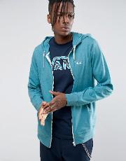 core basics zip through hoodie in blue v00mdmnkd