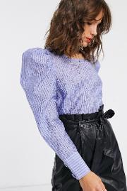 Blouse With Puff Sleeve