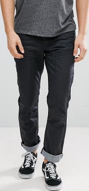 coated regular fit jeans