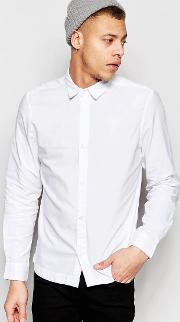 oxford shirt mimir slim fit white