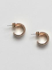 double drop hoop earrings