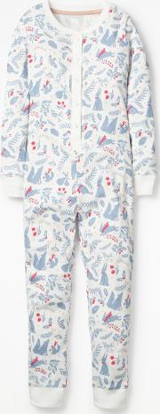 Cosy All In One Pyjamas Multi Girls