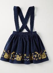 Decorative Skirt Navy Woodland Girls Mini