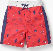 Poolside Shorts Red Boys