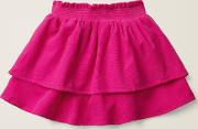 Smocked Woven Skirt Pink Girls