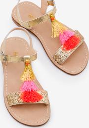 Tassel Sandals Gold Girls