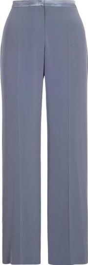 Steel Satin Back Crepe Trouser