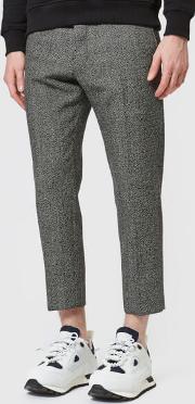 Men's Carrot Fit Cropped Trousers