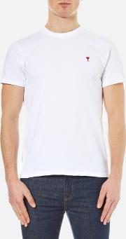Men's Heart Logo T Shirt White