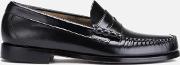  men's larson moc leather penny loafers black uk 7 black 