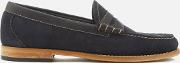 Men's Larson Reverso Suede Loafers Navy