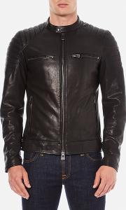 men's stoneham leather jacket black it 50l