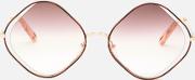 Chloe Women's Poppy Diamond Frame Sunglasses