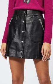 Women's Leather Mini Skirt