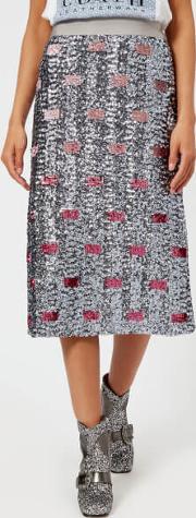 Women's Long Embellished Skirt 