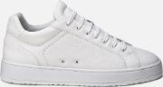 . Men's Low Top 4 Leather Trainers White