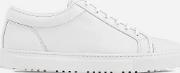 . men's low 1 rugged full grain leather trainers white uk 7 white 
