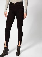 Women's Le High Skinny Front Split Jeans