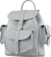 Women's Medium Leather Rucksack Misty