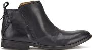 H Shoes By Hudson Women's Revelin Leather Ankle Boots Black 