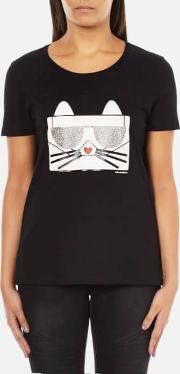 women's kocktail choupette t shirt black s