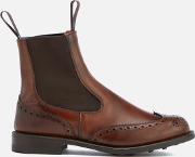Women's Silvia Leather Chelsea Boots Chestnut Burnished