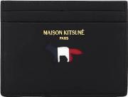 Maison Kitsune Men's Tricolor Card Holder