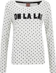 Women's Oh La La T Shirt White 2uk 10