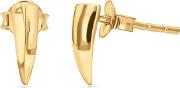 Women's Dagger Stud Earrings Gold