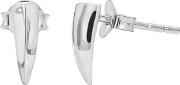 Women's Dagger Stud Earrings Silver