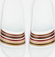 Women's Rubina Stripe Front Slide Sandals 
