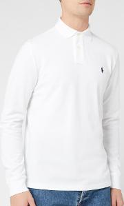 Men's Custom Slim Fit Long Sleeve Polo Shirt