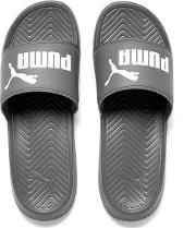 Men's Popcat Slide Sandals Greywhite