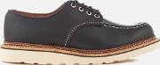  men's classic moc toe leather oxford shoes black chrome uk 10 black 