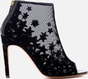 Women's Nebula Star Mesh Heeled Shoe Boots 