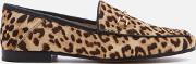  women's loraine loafers leopard us 7uk 4 black 