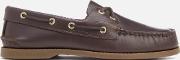 Men's Ao 2 Eye Leather Boat Shoes Amaretto