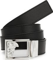 Men's Leather Belt Black 90 Cm