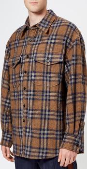 Men's Quilted Plaid Overshirt 