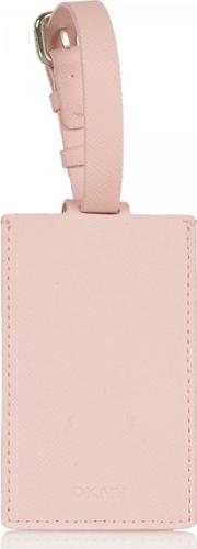 Light Pink Saffiano Pvc Luggage Tag