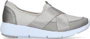 Silver takeoff Low Top Trainers