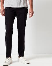 Black Slim Fit Soft Touch Trousers